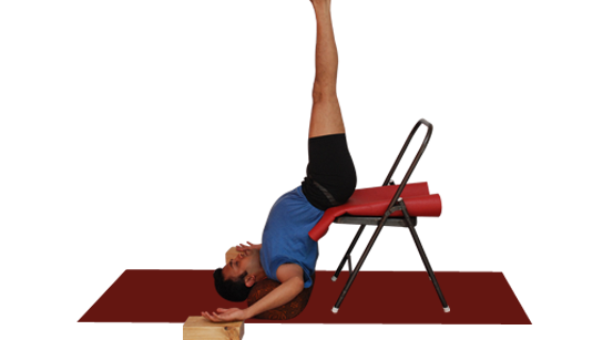 Buy Yoga chair and bricks online. Demo by Vinay Siddaiah.